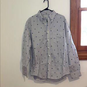 Men's Blue Striped Shirt